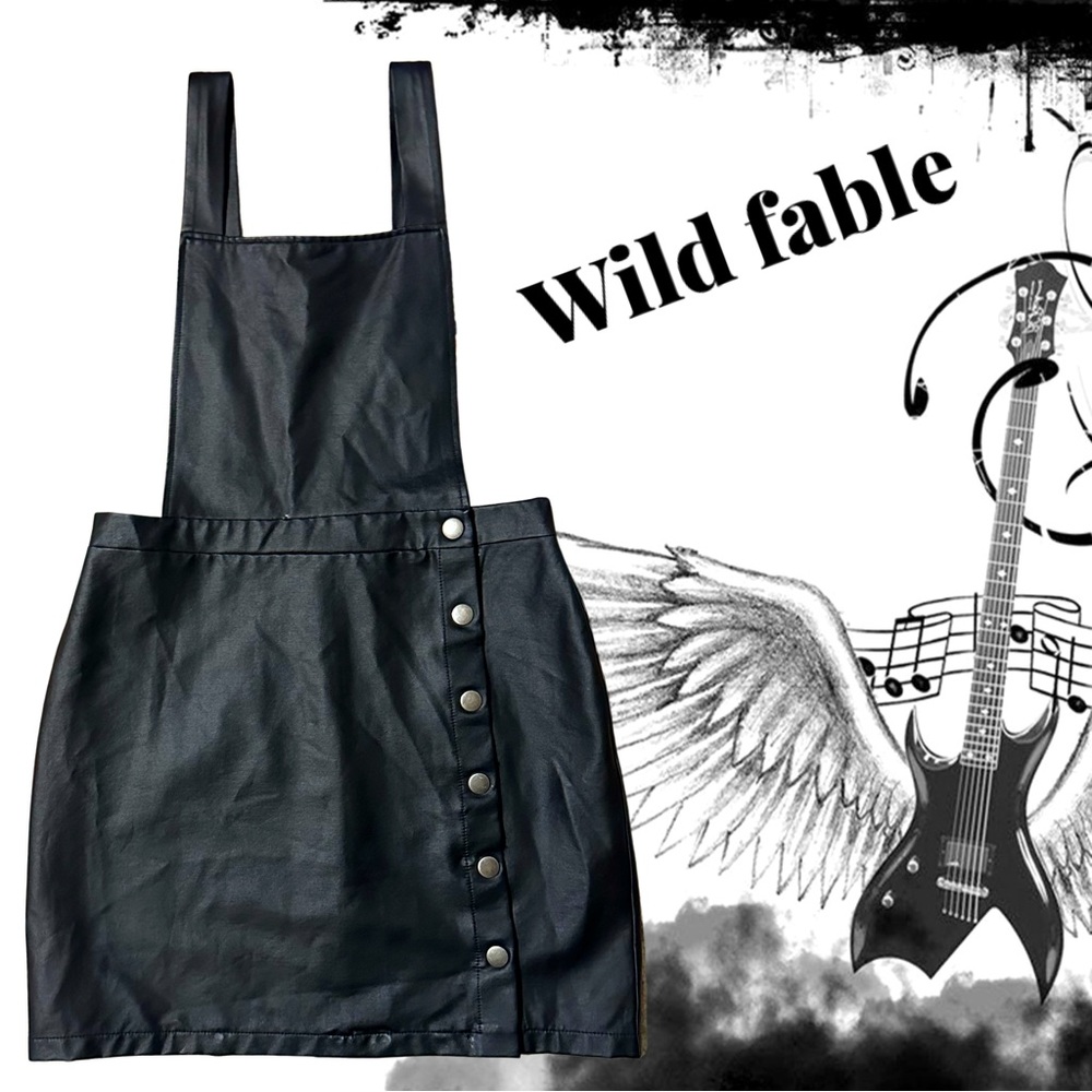 Wild fable black overall dress